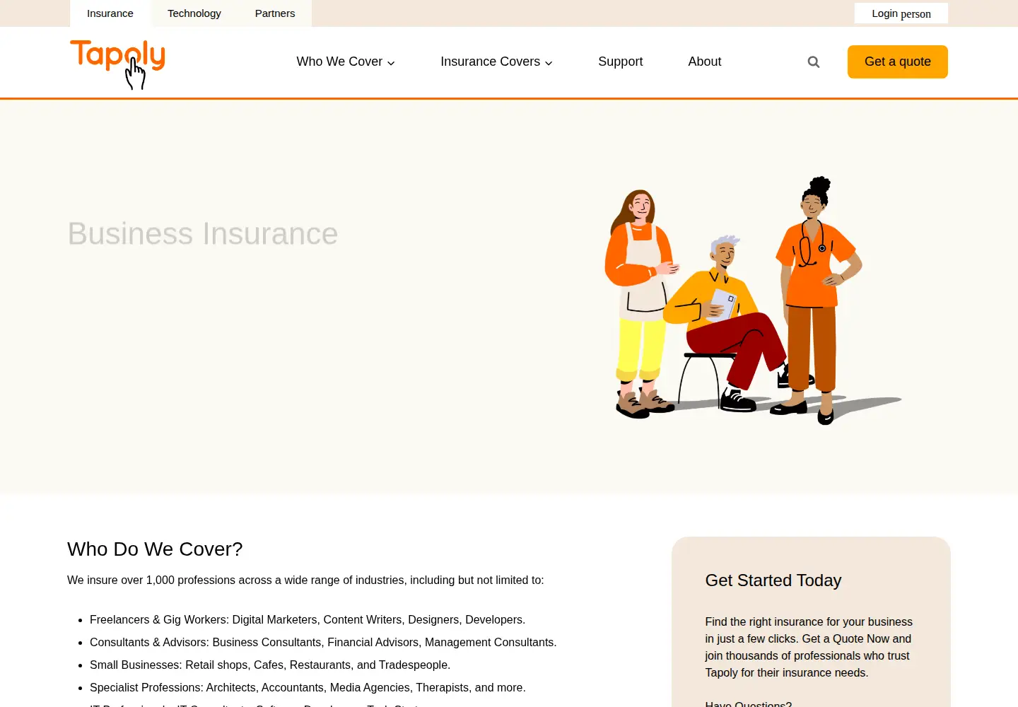 Screenshot of tapoly.com