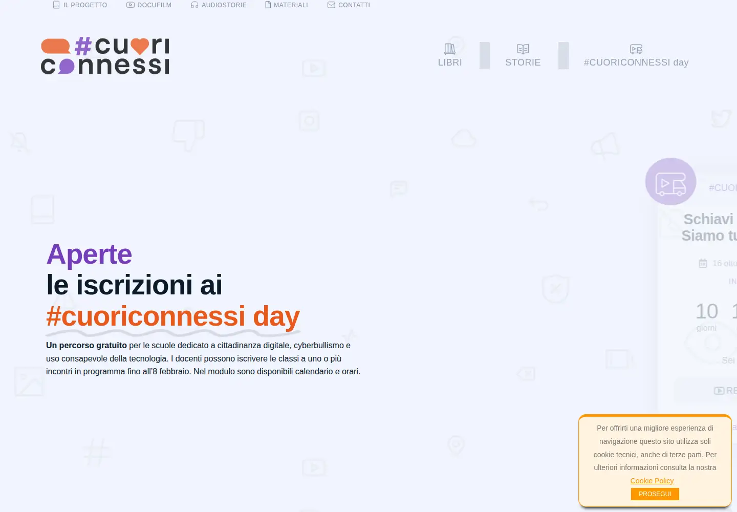 Screenshot of cuoriconnessi.it