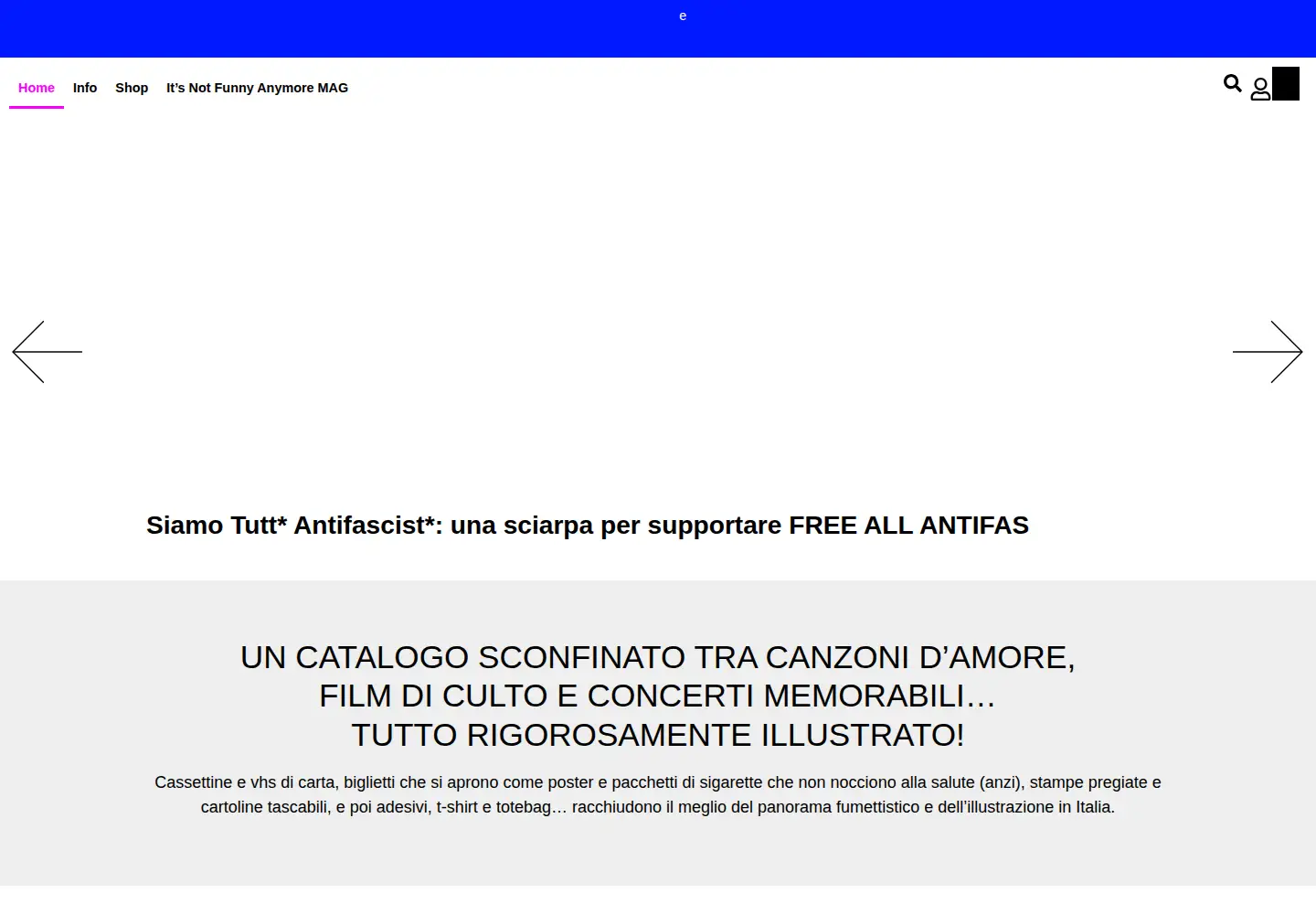 Screenshot of thisisnotalovesong.it