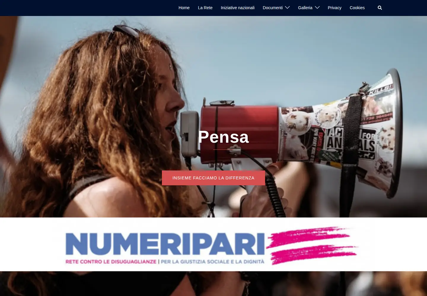 Screenshot of numeripari.org