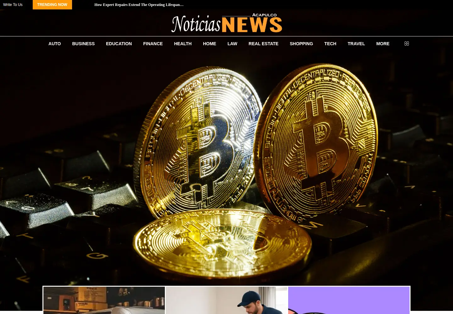 Screenshot of noticiasacapulconews.com