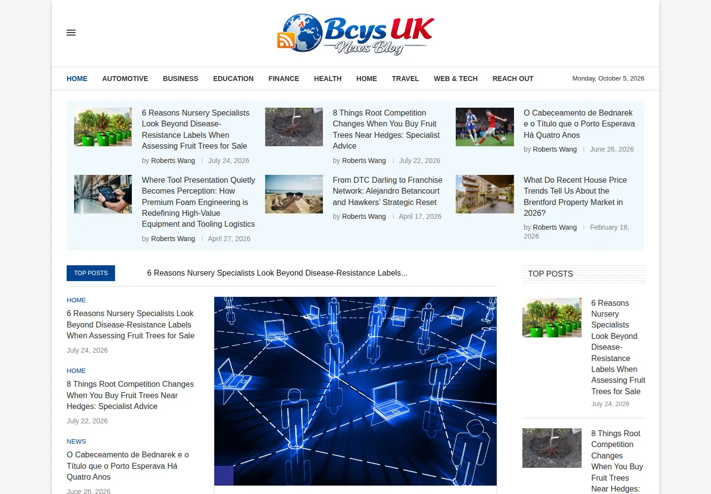 Screenshot of bcys.co.uk