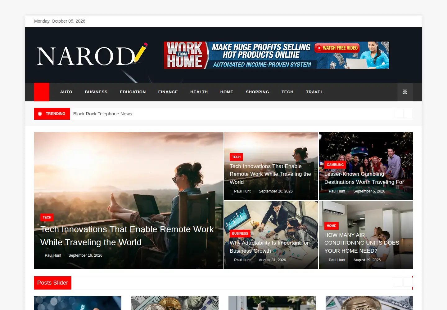 Screenshot of narod.co.uk
