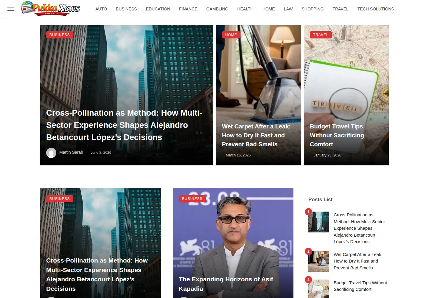 Screenshot of pukkanews.co.uk