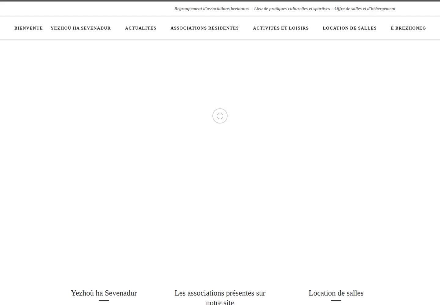 Screenshot of centreculturelbreton.fr