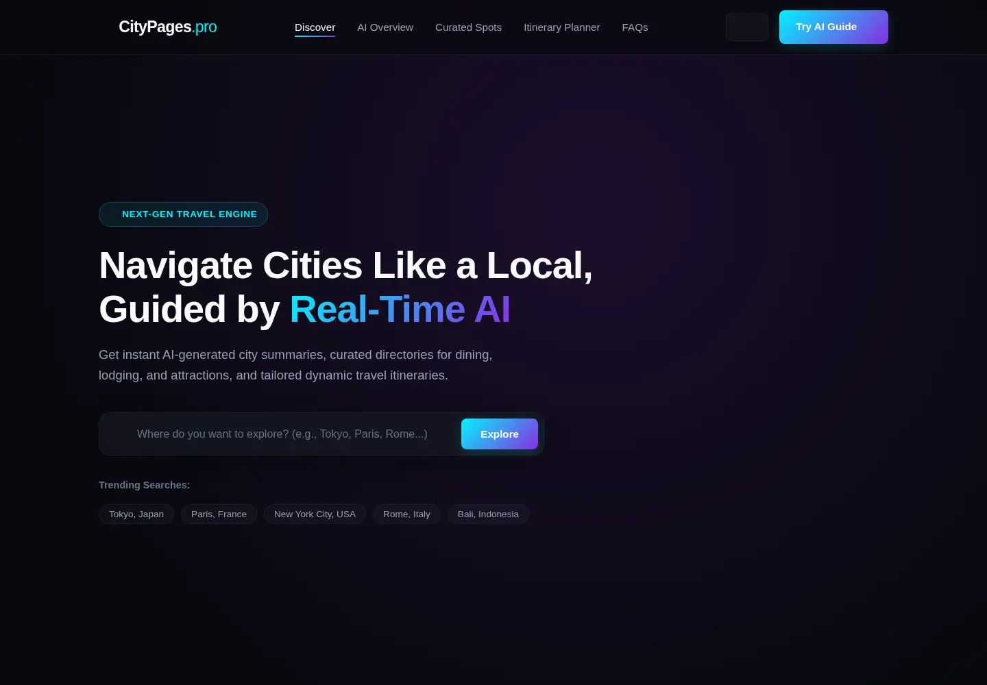 Screenshot of citypages.pro