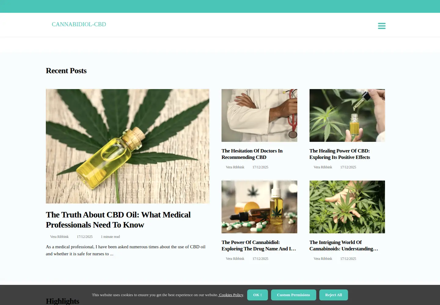 Screenshot of cannabidiol-cbd.net