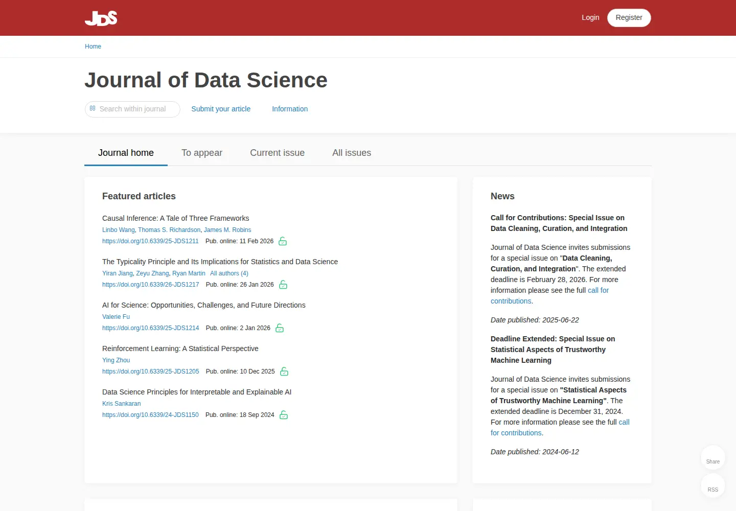 Screenshot of jds-online.org