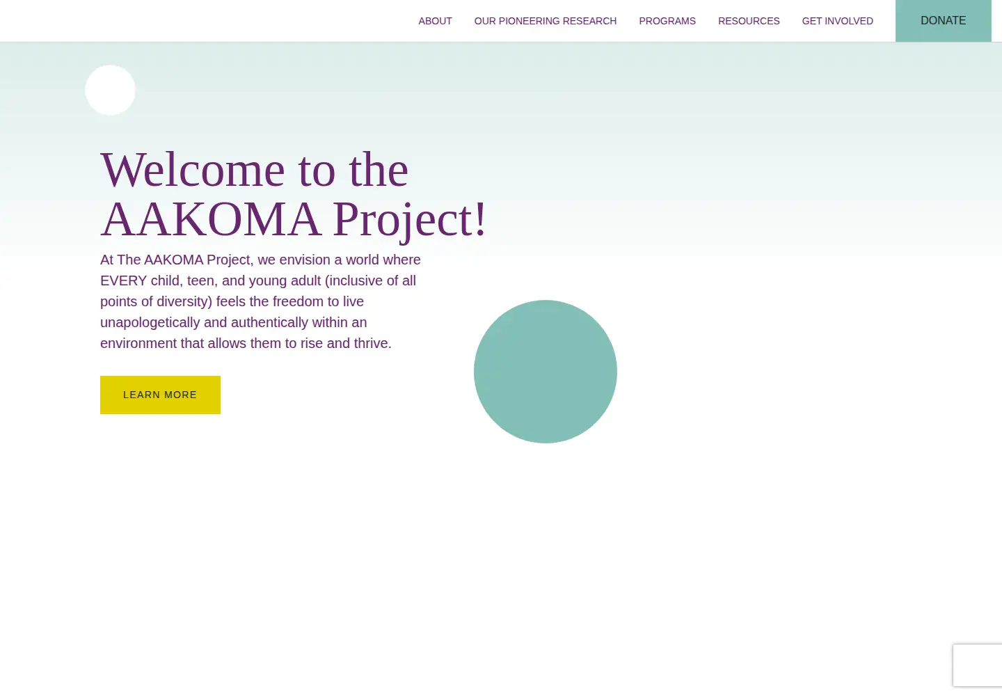 Screenshot of aakomaproject.org