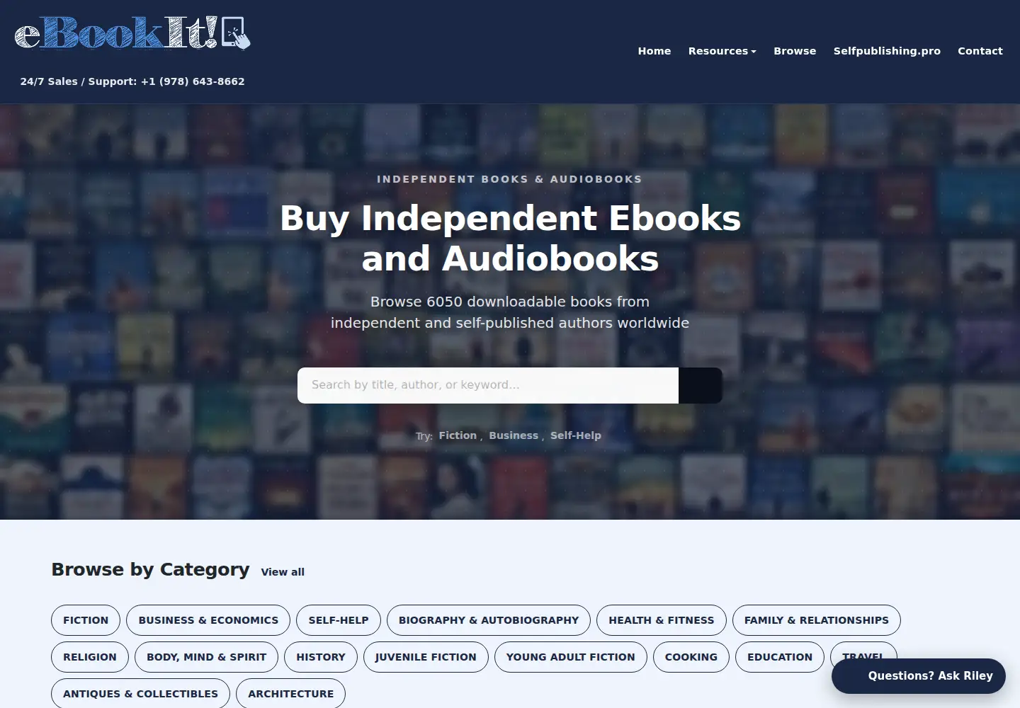 Screenshot of ebookit.com