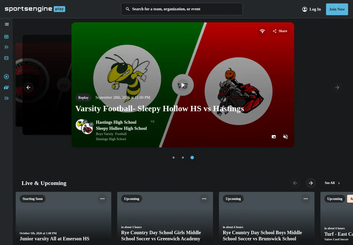 Screenshot of sportsengineplay.com