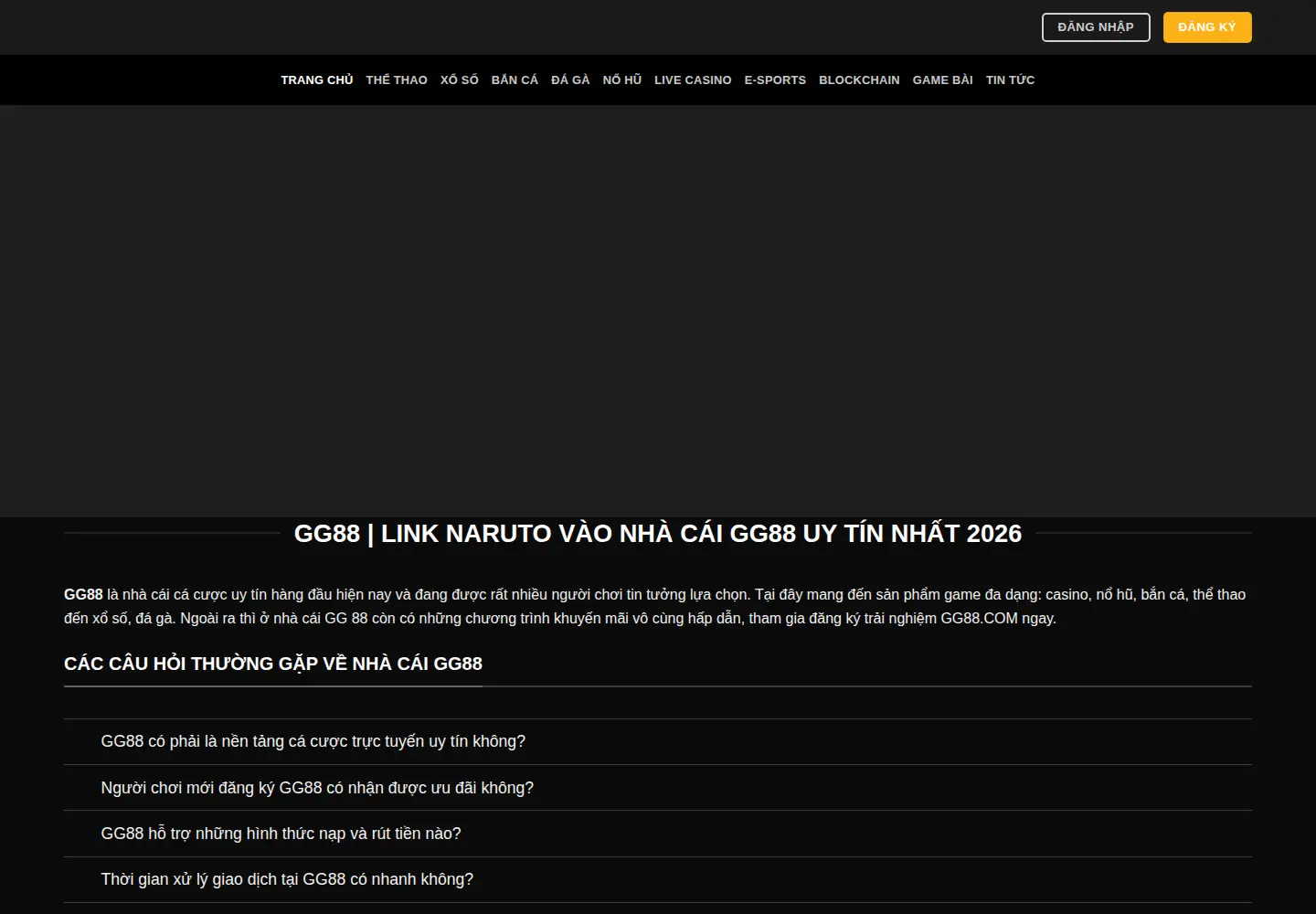 Screenshot of gg88.ltd