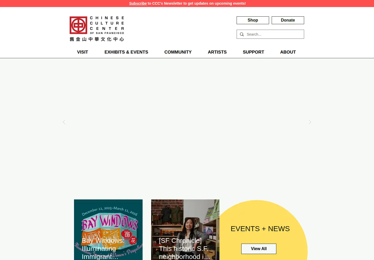 Screenshot of cccsf.us