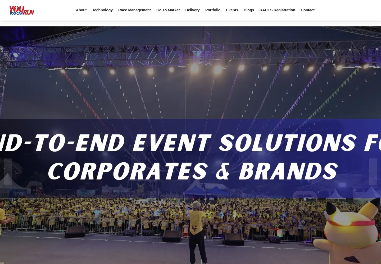 Screenshot of youtoocanrun.com