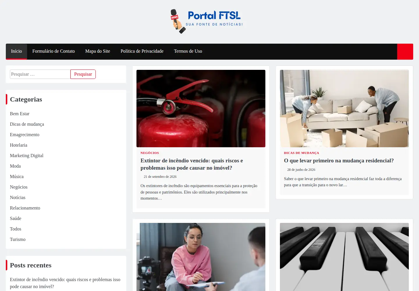 Screenshot of ftsl.org.br