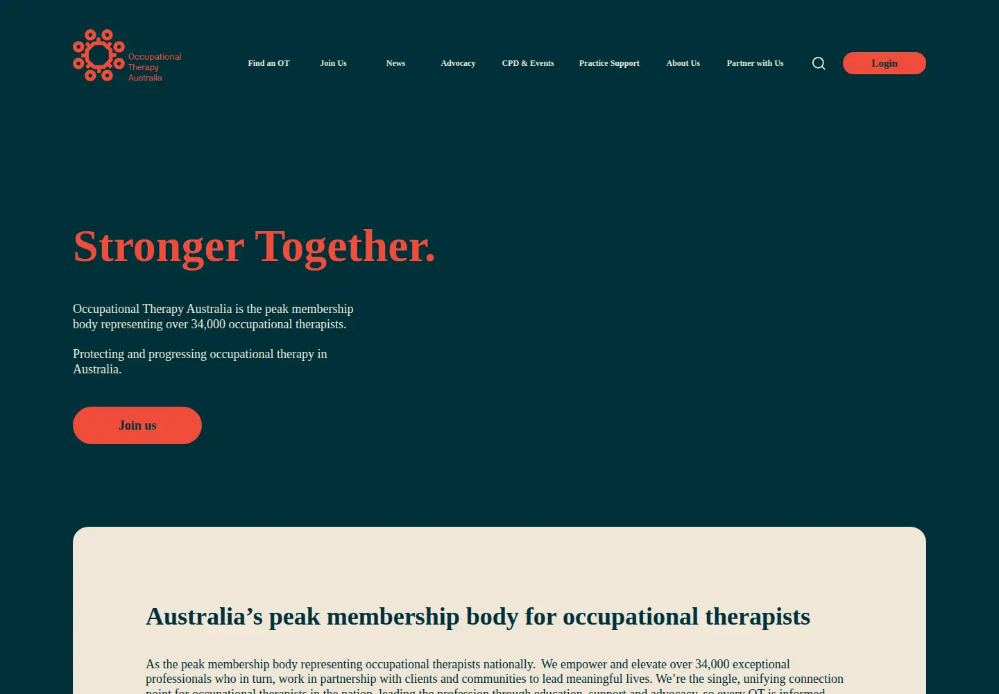 Screenshot of otaus.com.au