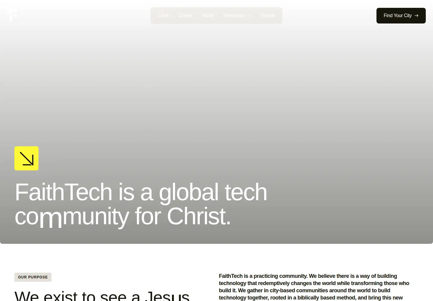 Screenshot of faithtech.com