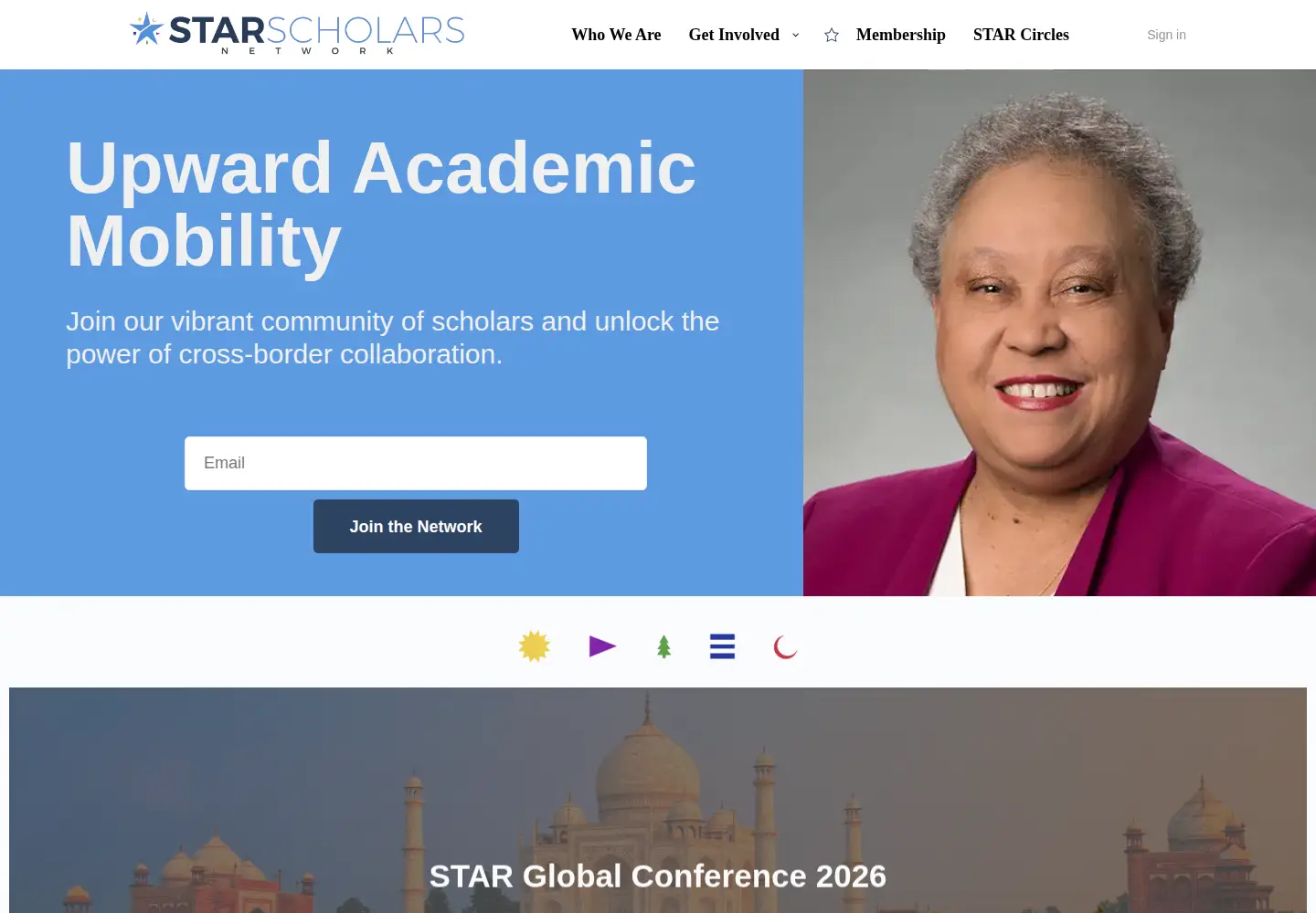 Screenshot of starscholars.org