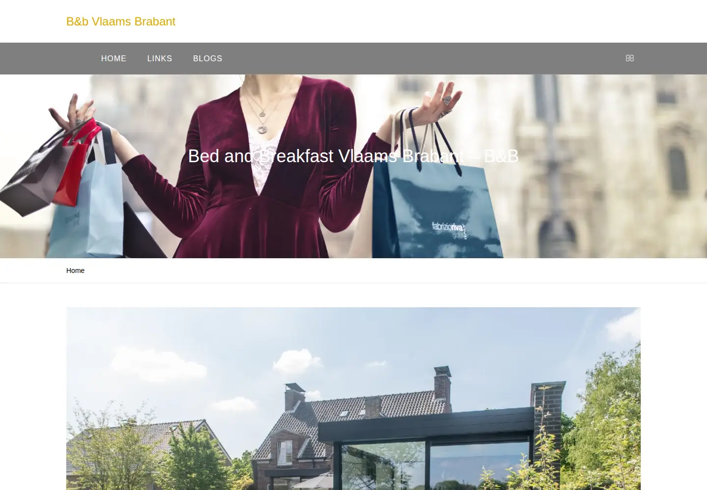 Screenshot of bedandbreakfast-vlaams-brabant.be