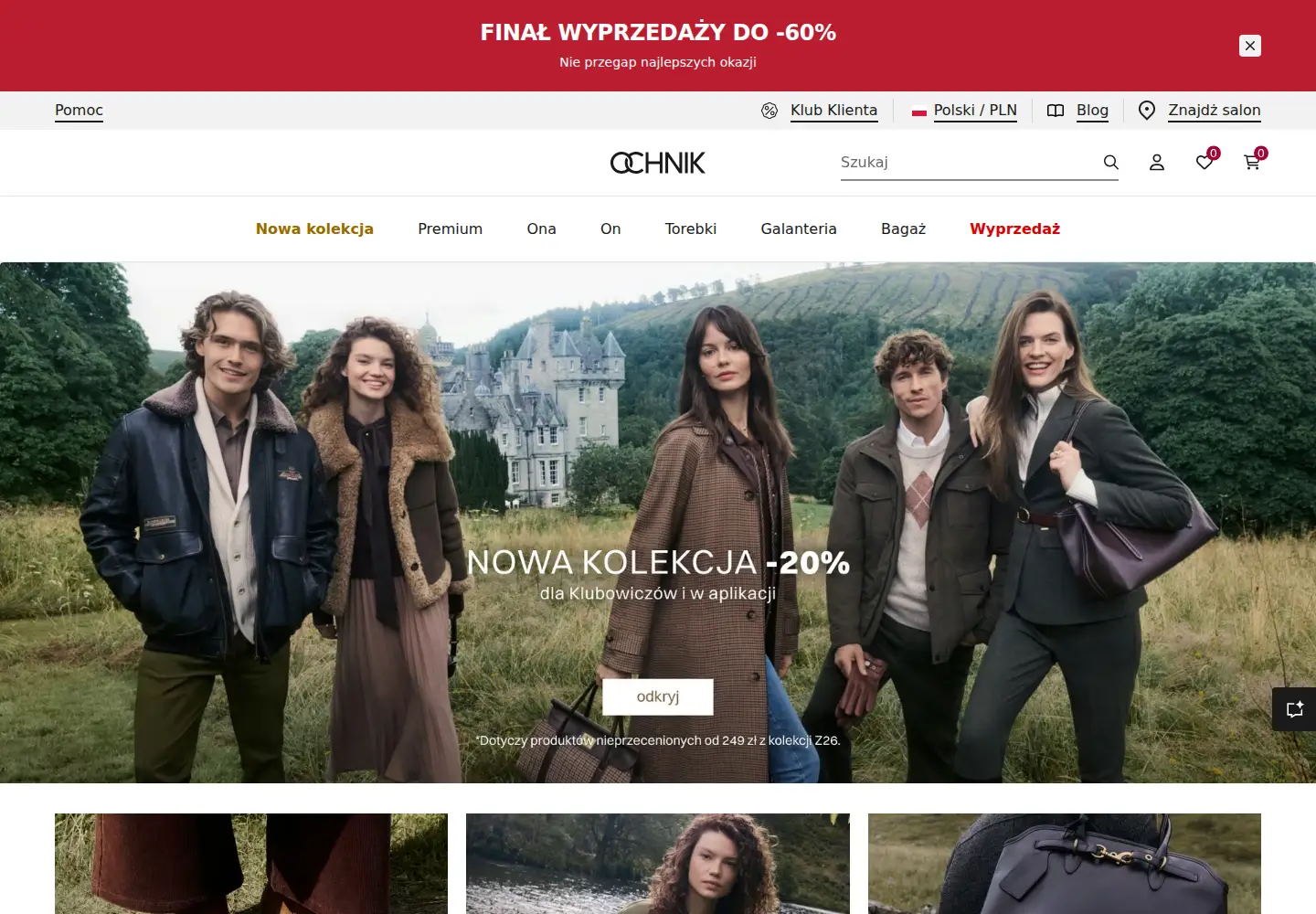Screenshot of ochnik.com