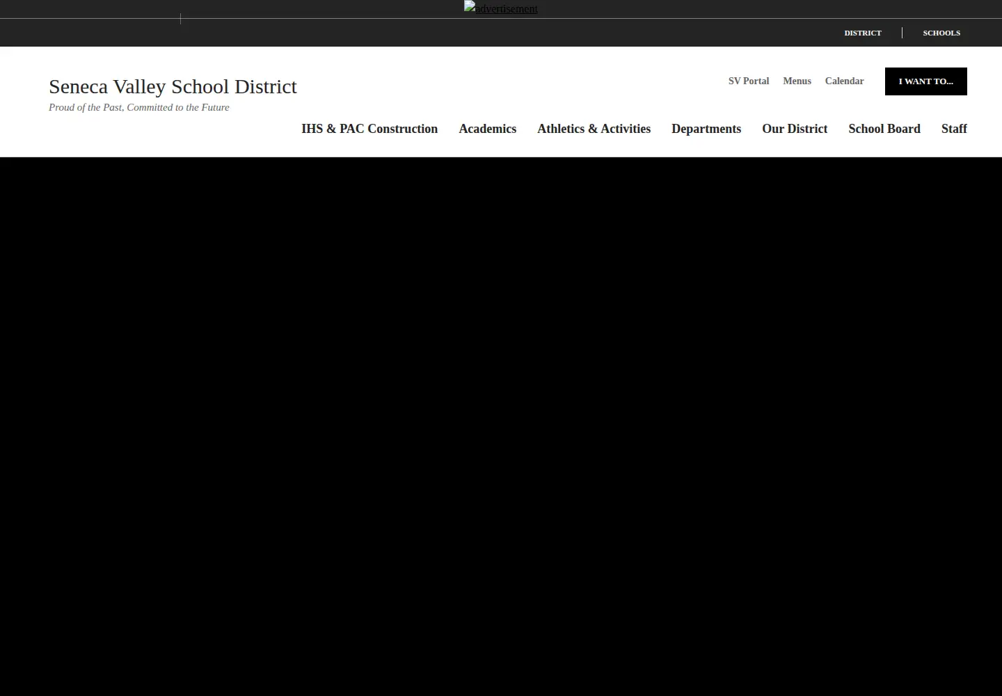 Captured homepage of svsd.net in the current scan