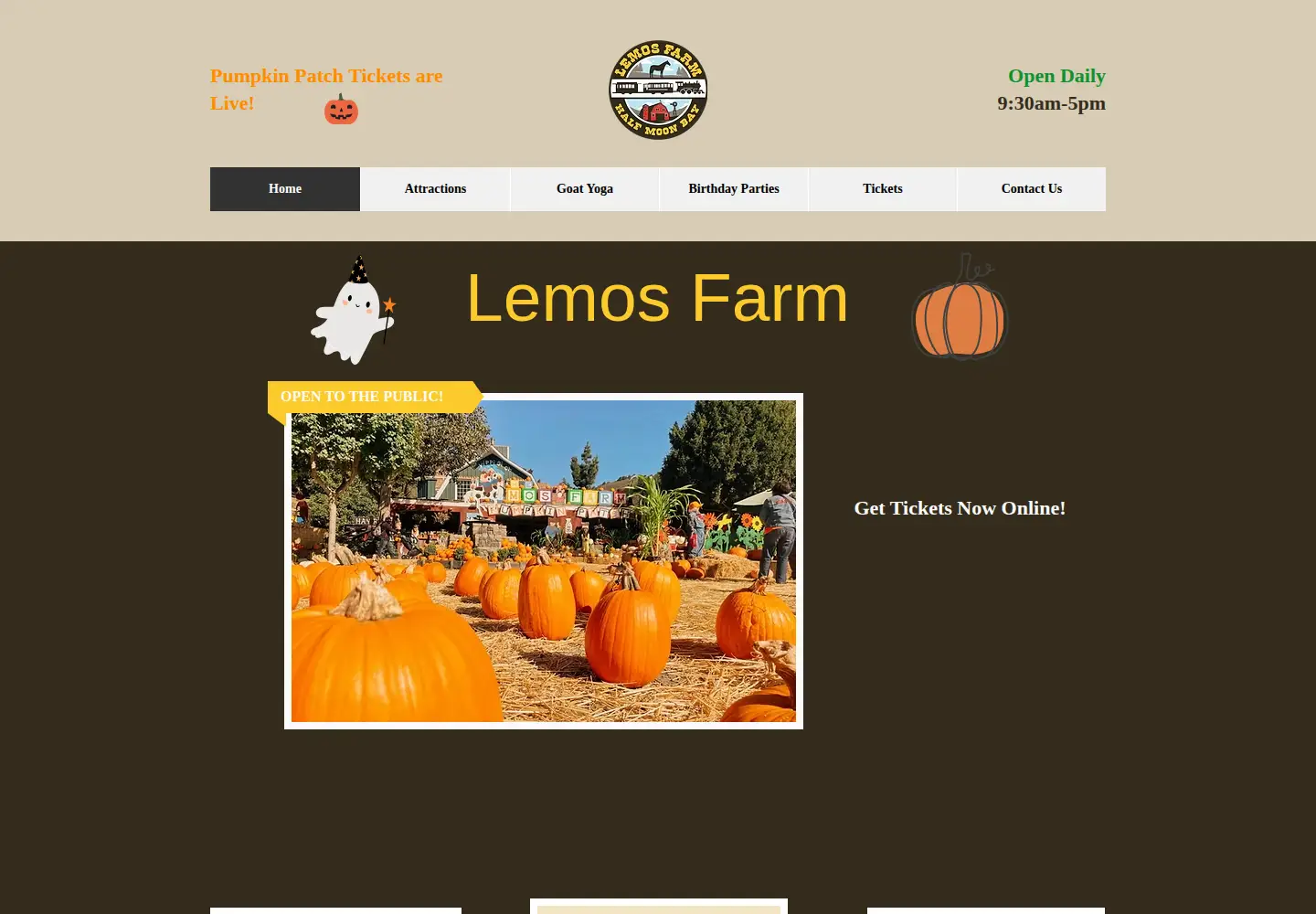 Captured homepage of lemosfarm.com in the current scan