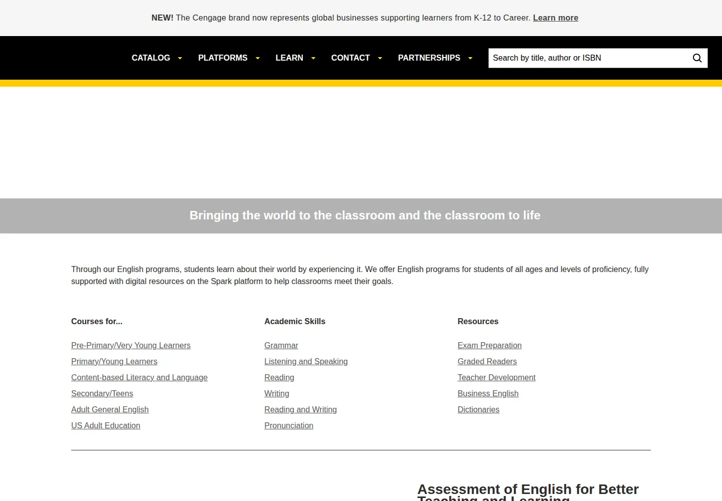 Screenshot of eltngl.com