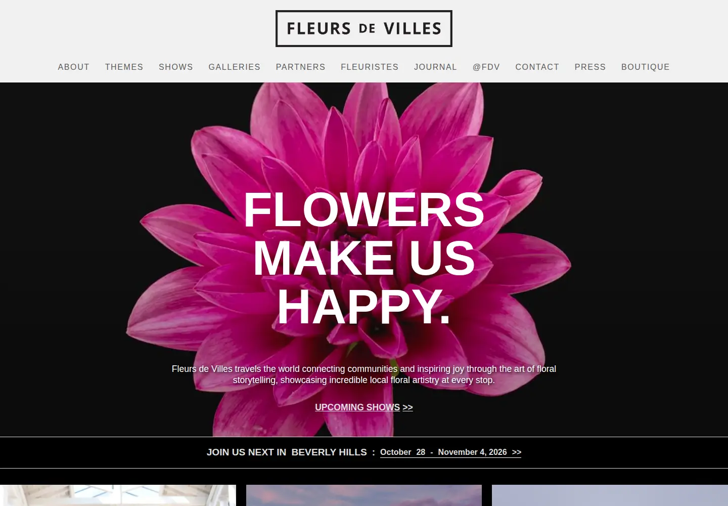 Screenshot of fleursdevilles.com