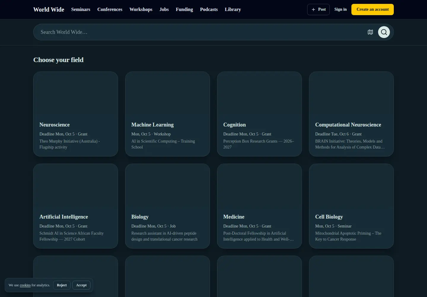 Screenshot of world-wide.org