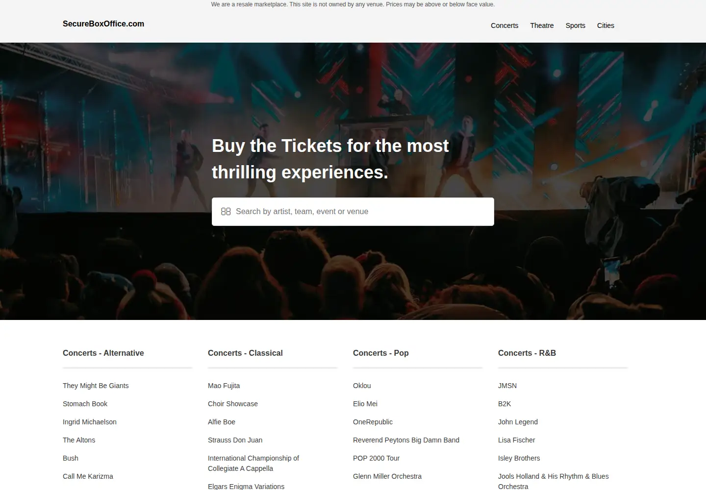 Screenshot of secureboxoffice.com