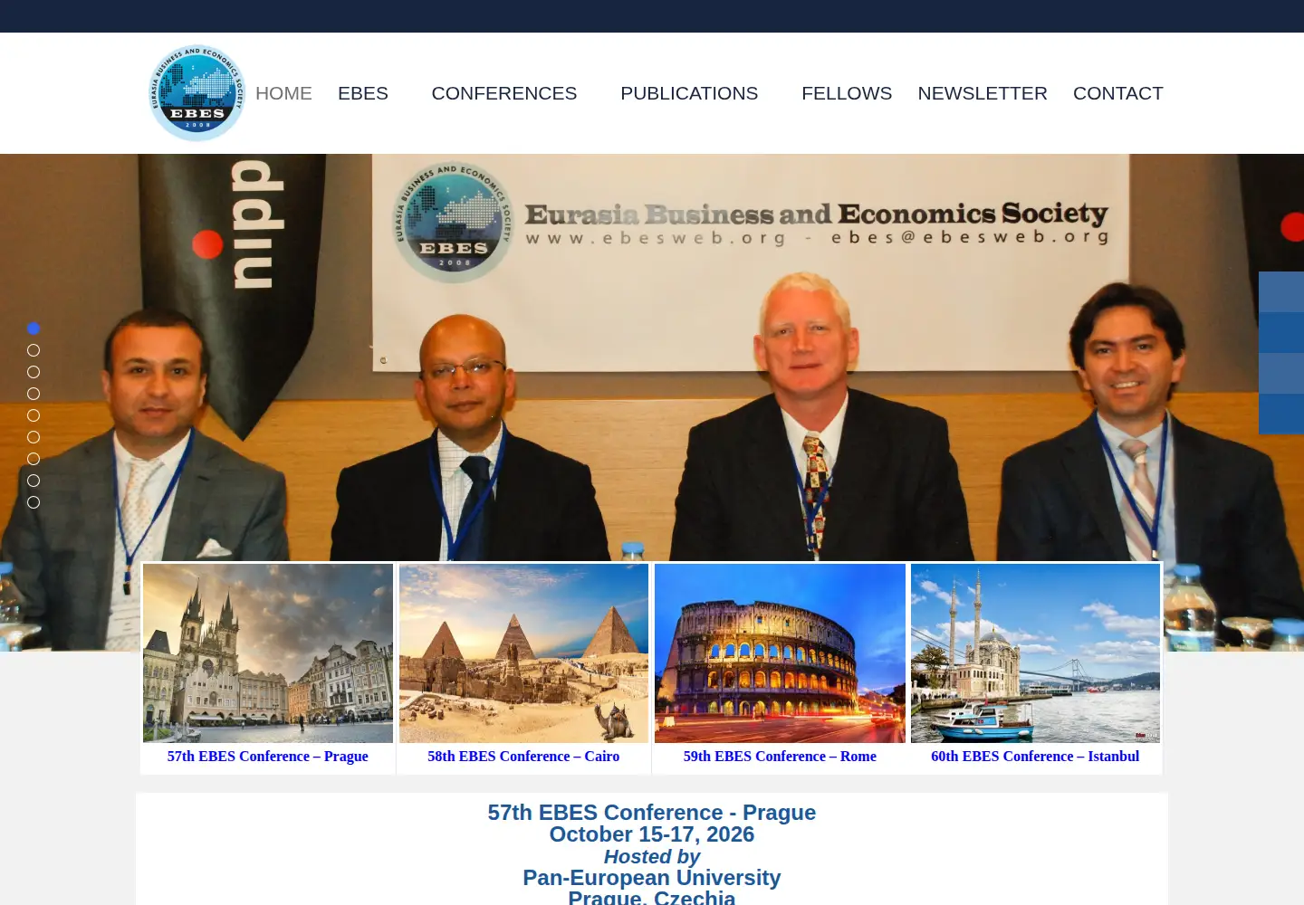 Screenshot of ebesweb.org