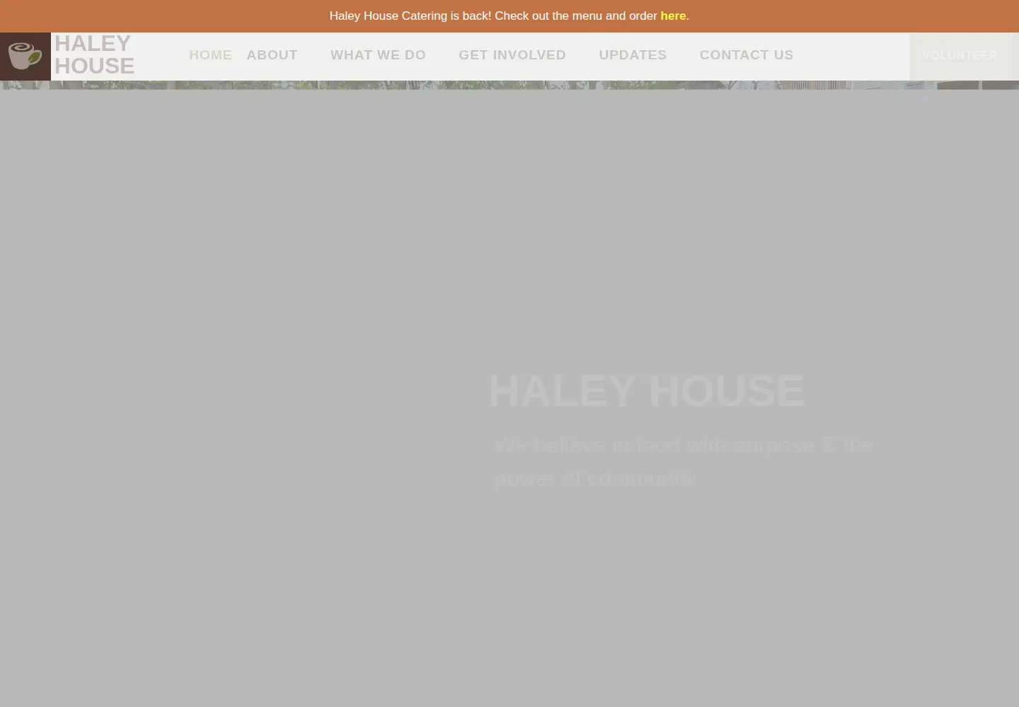 Screenshot of haleyhouse.org