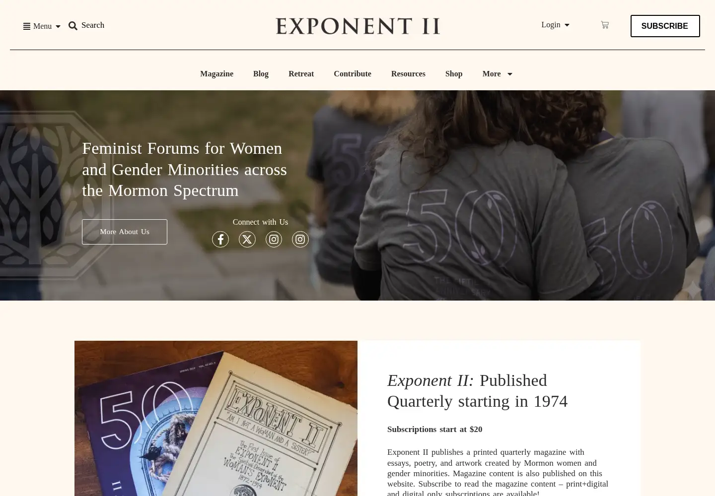 Screenshot of exponentii.org