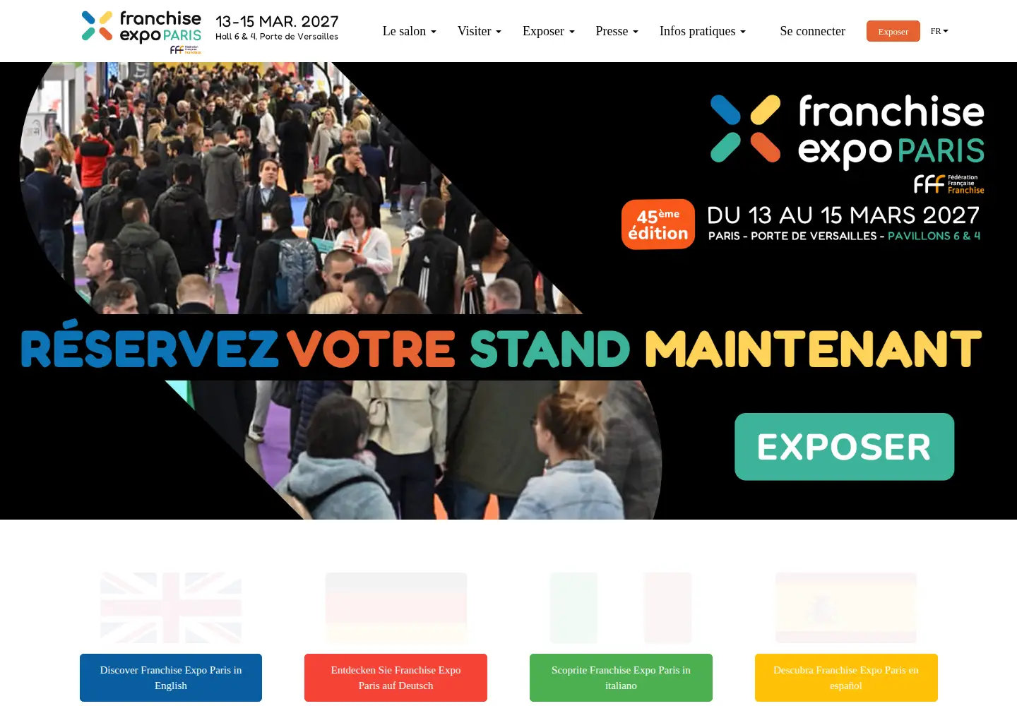Screenshot of franchiseparis.com