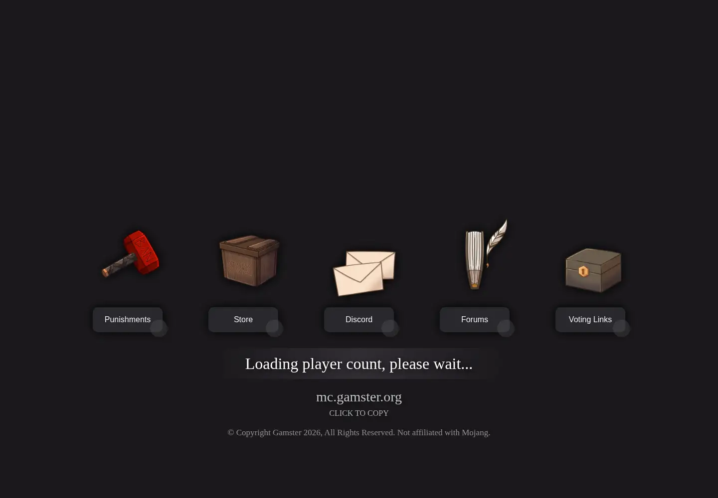 Screenshot of gamster.org
