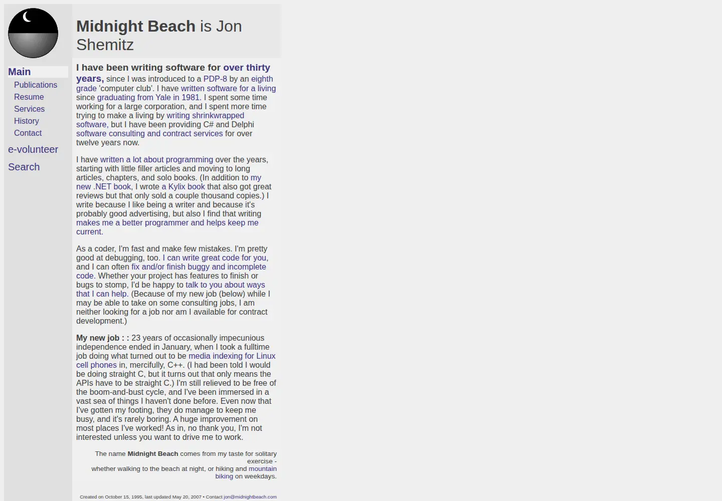 Screenshot of midnightbeach.com