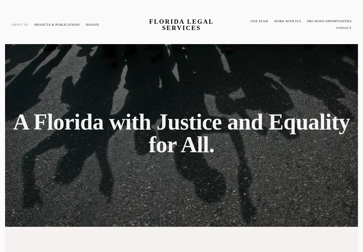 Screenshot of floridalegal.org