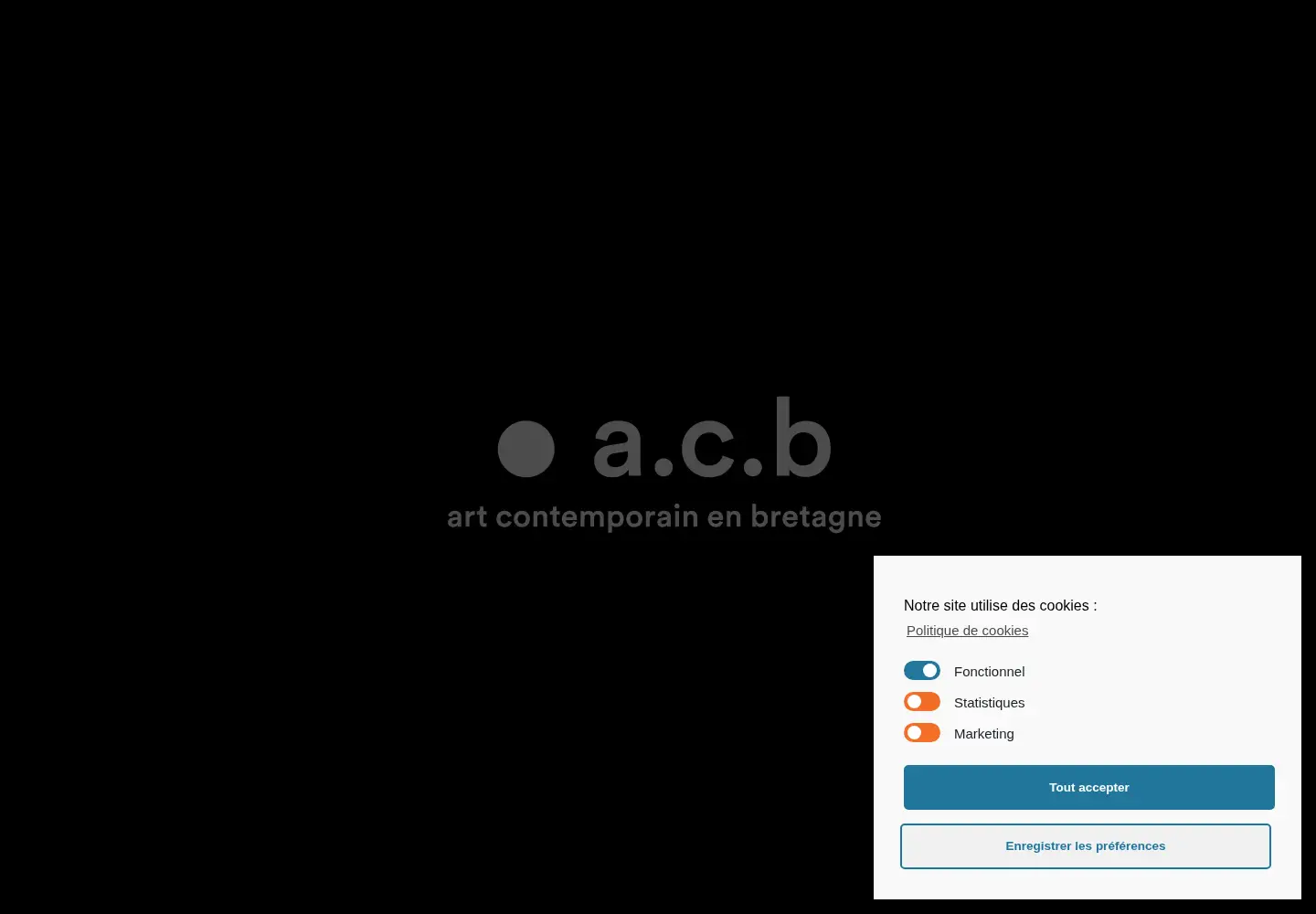 Screenshot of artcontemporainbretagne.org