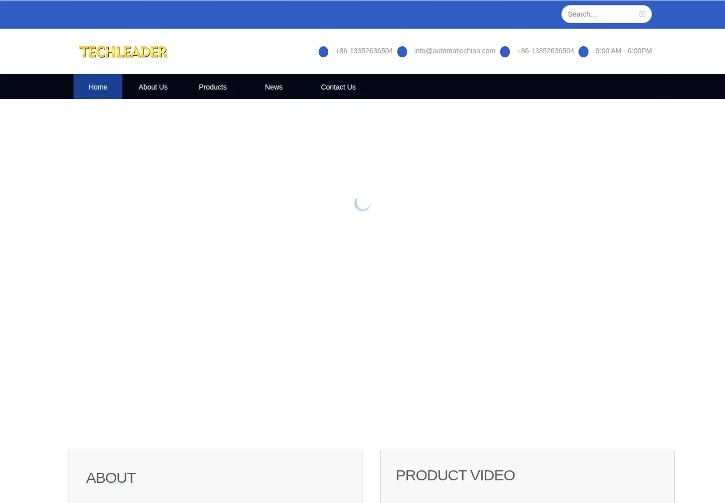Captured homepage of automaticchina.com in the current scan