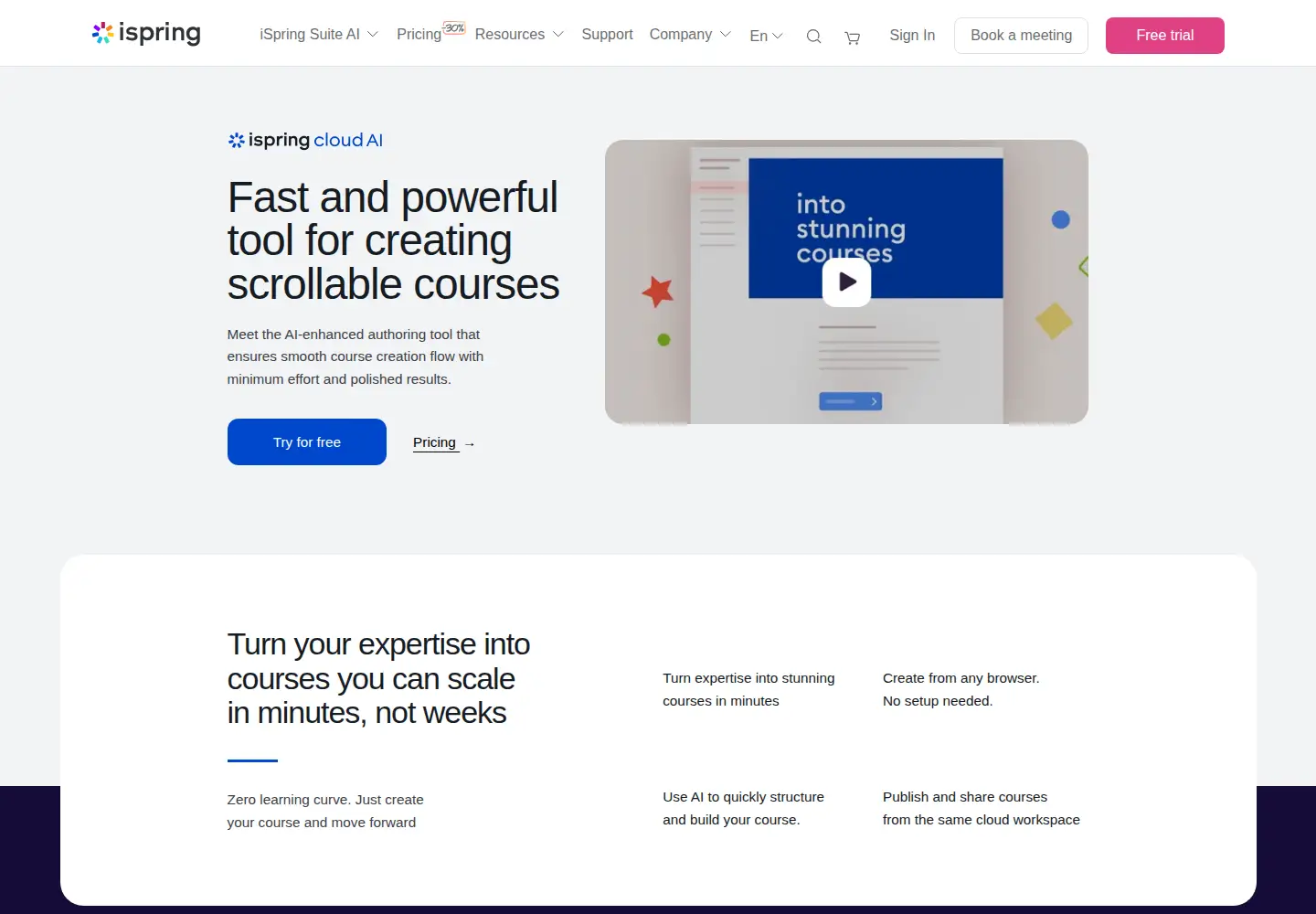 Screenshot of ispri.ng