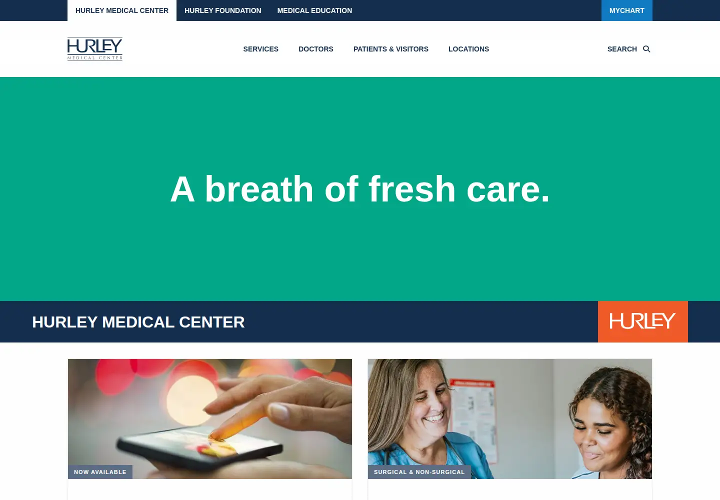 Screenshot of hurleymc.com