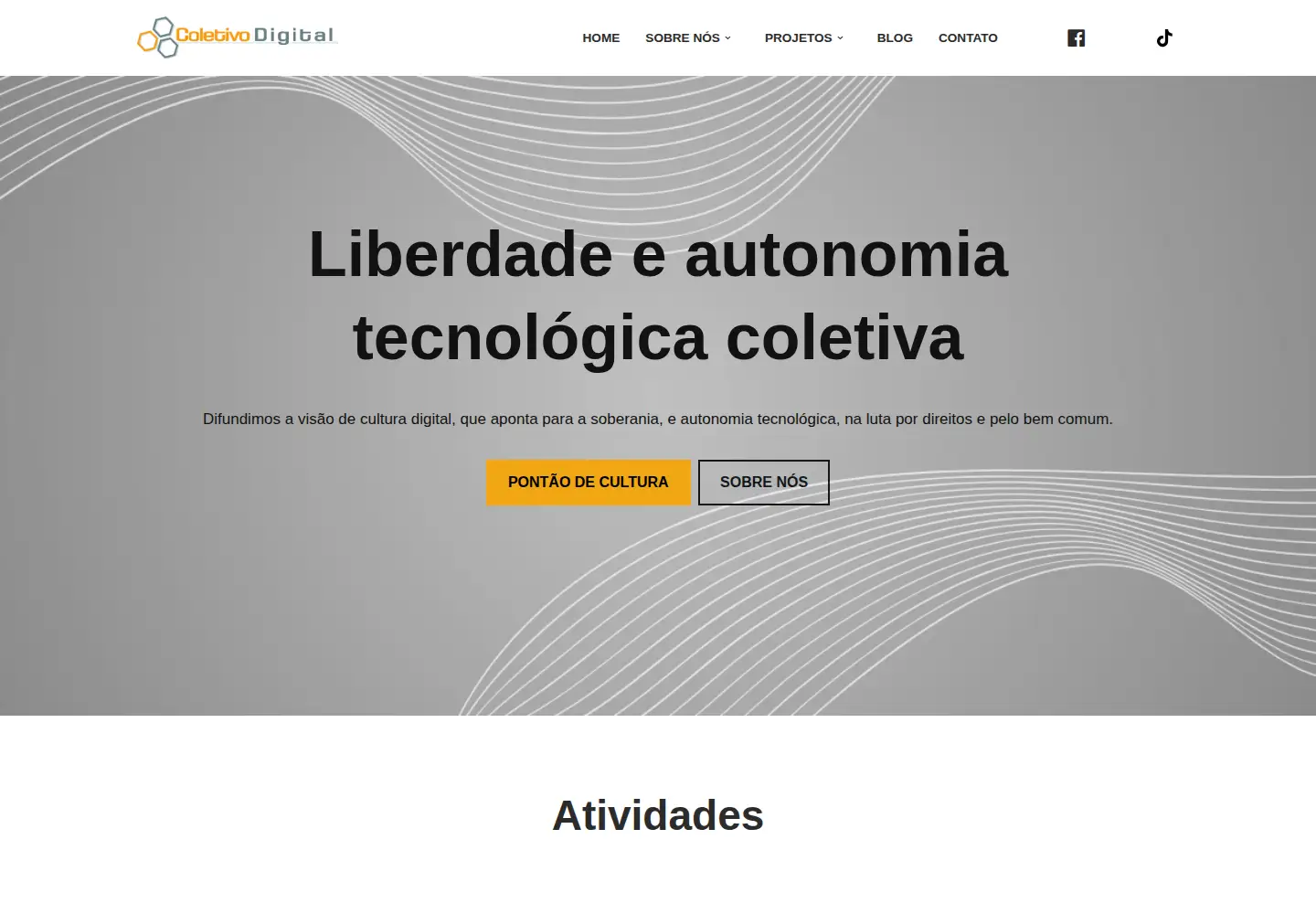 Screenshot of coletivodigital.org.br