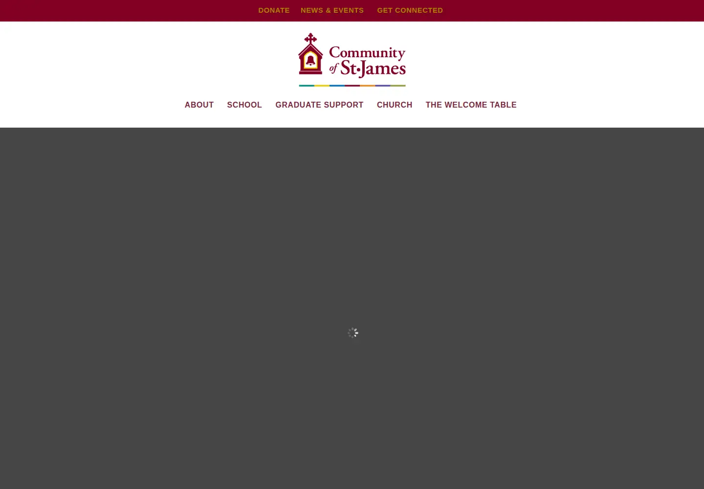 Screenshot of stjamesphila.org