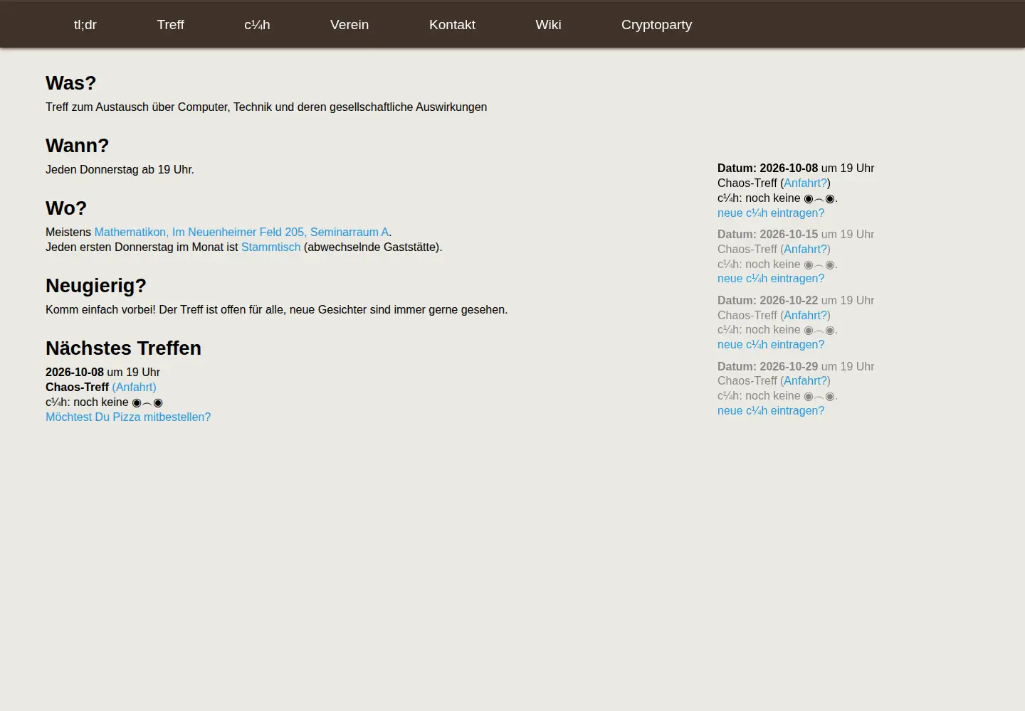 Screenshot of noname-ev.de