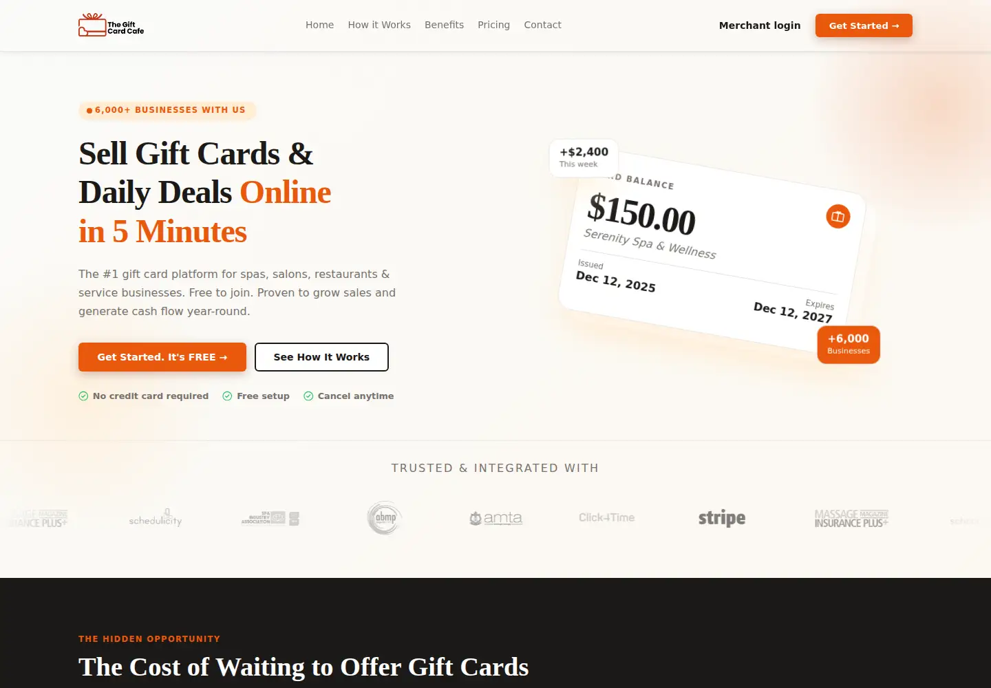 Screenshot of thegiftcardcafe.com