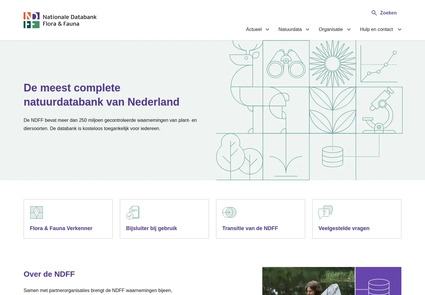 Screenshot of ndff.nl