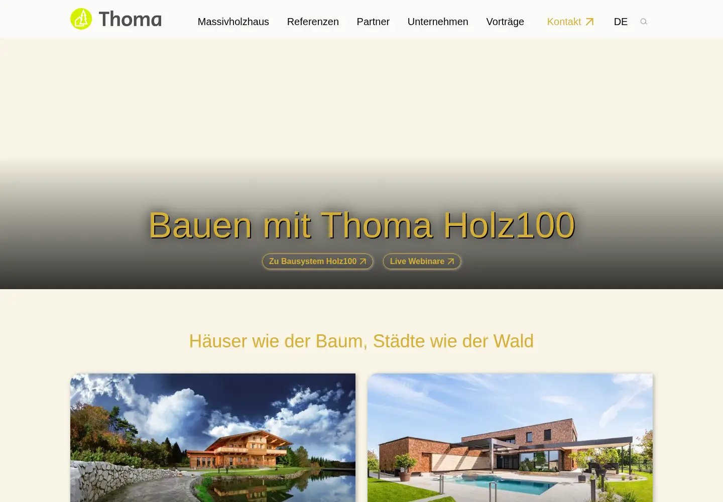 Screenshot of thoma.at