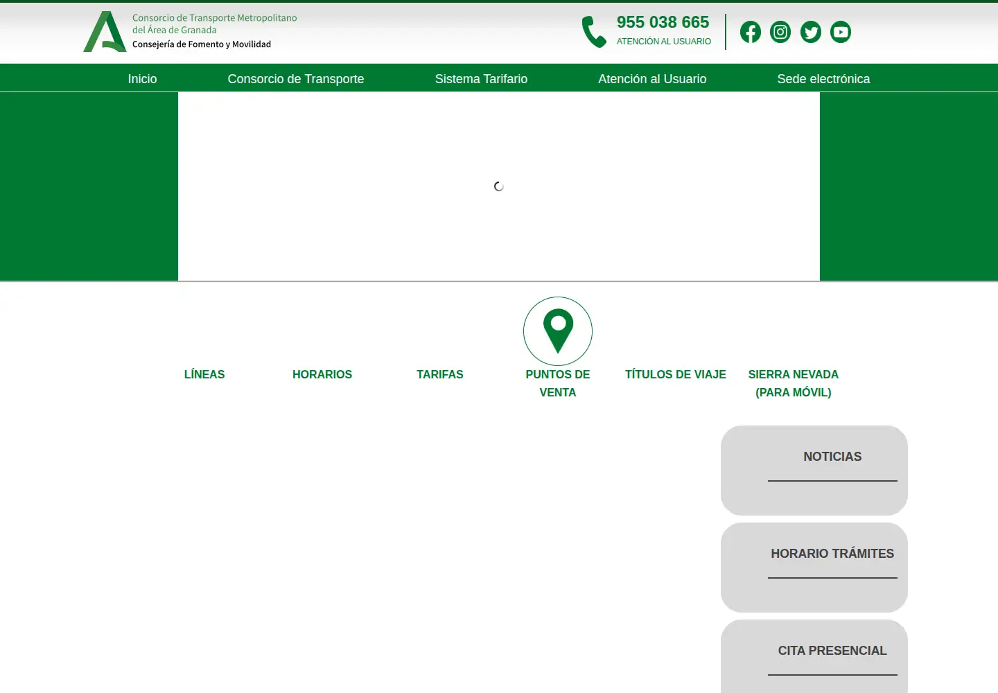 Captured homepage of ctagr.es in the current scan