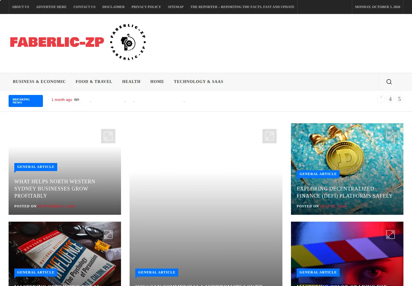 Screenshot of faberlic-zp.com