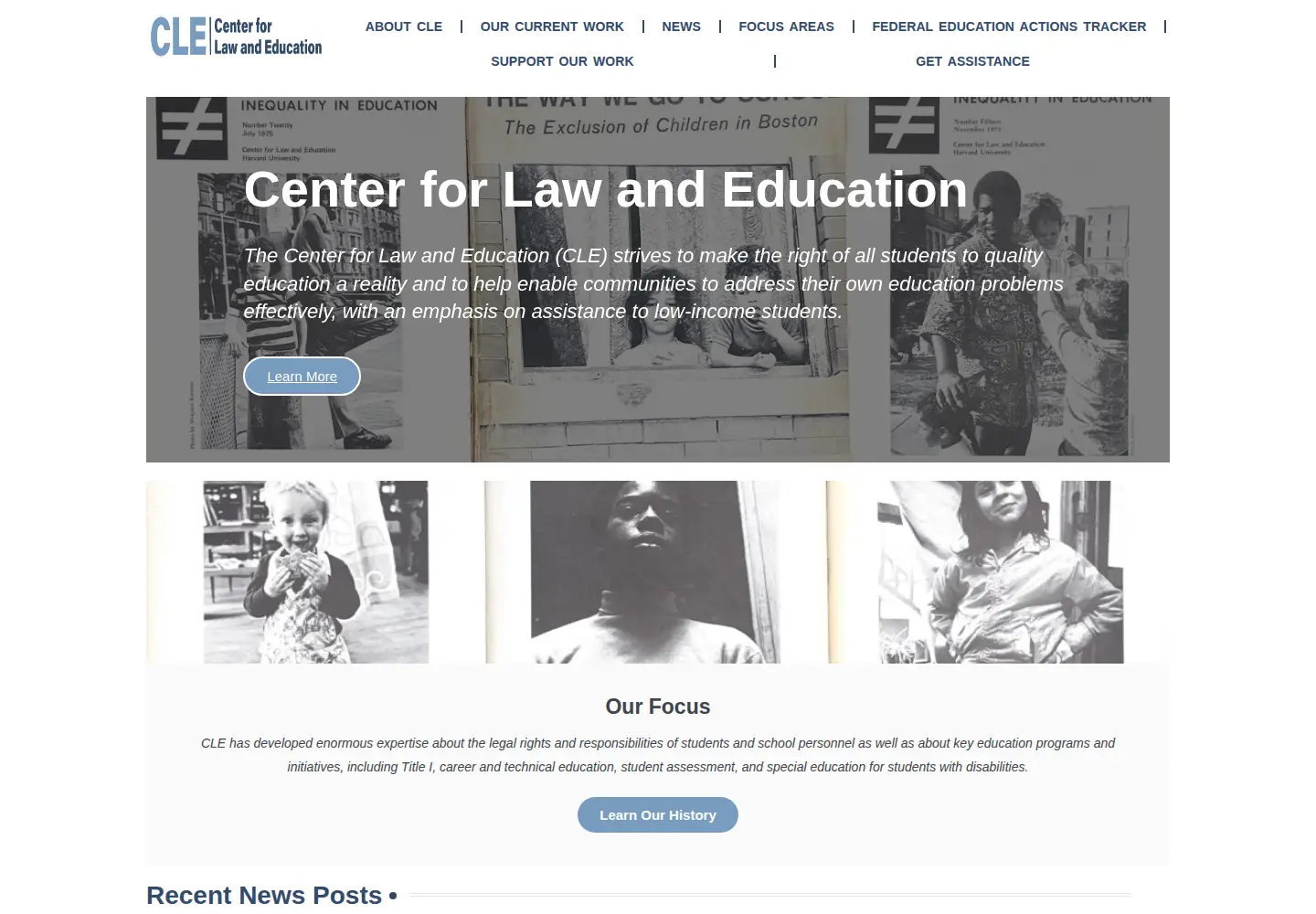 Screenshot of cleweb.org